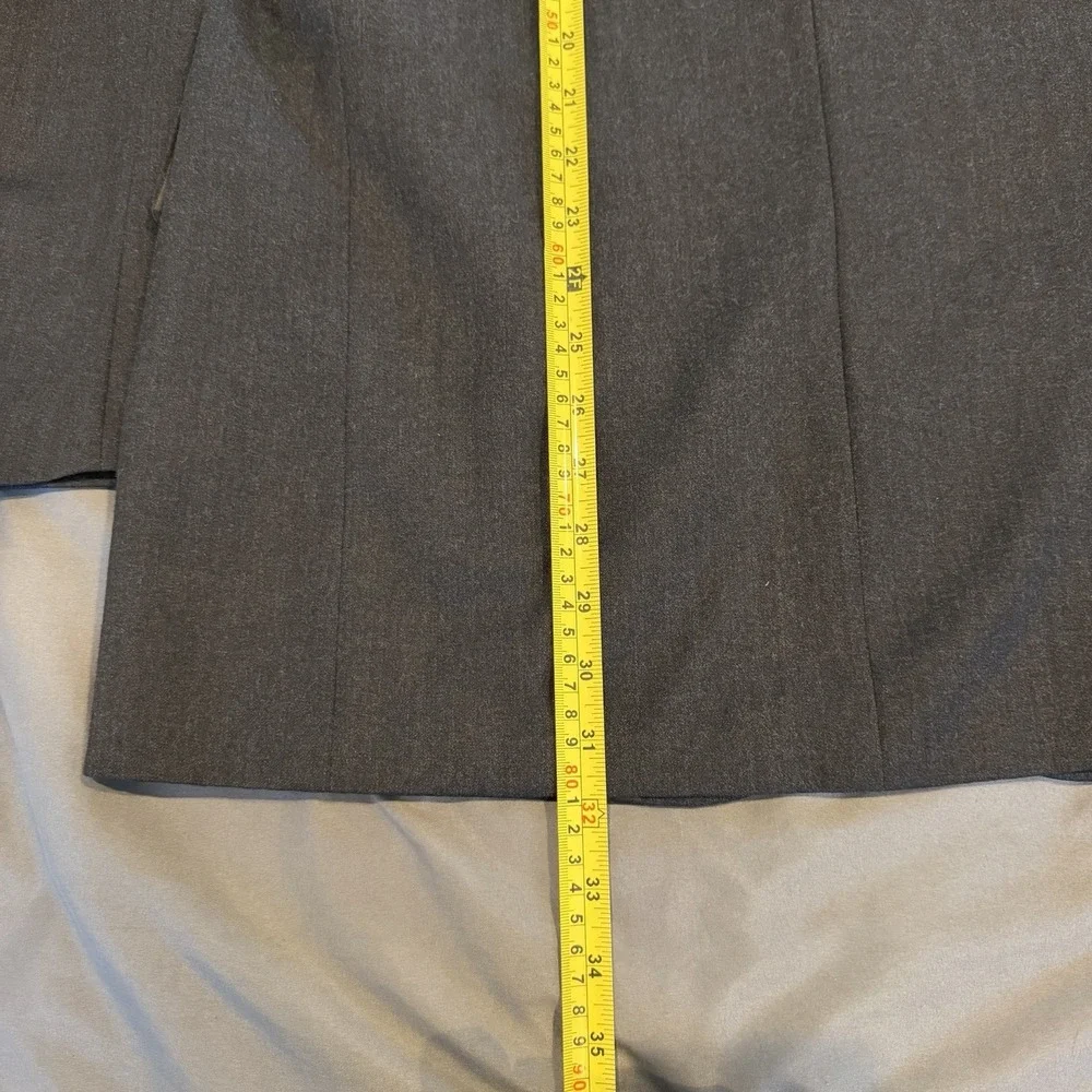 VTG Hugo Boss Vitale Barberis Canonico Blazer Mens 40R Gray All Wool Jacket Coat